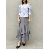 アシメギャザーブラウス | dazzlin | 詳細画像32 