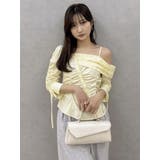 アシメギャザーブラウス | dazzlin | 詳細画像35 