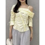 アシメギャザーブラウス | dazzlin | 詳細画像37 