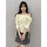 アシメギャザーブラウス | dazzlin | 詳細画像46 