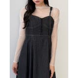 オフホワイト | バリエコンパクトミニマルトップス | dazzlin