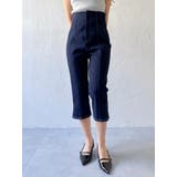 ハイウエストカプリパンツ | dazzlin | 詳細画像1 