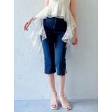 ハイウエストカプリパンツ | dazzlin | 詳細画像2 