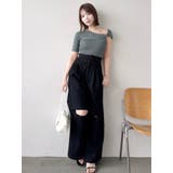 ダブルオープンカーゴパンツ | dazzlin | 詳細画像3 