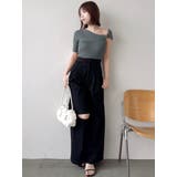 ダブルオープンカーゴパンツ | dazzlin | 詳細画像4 