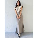 ハイウエストアソートナロースカート | dazzlin | 詳細画像4 