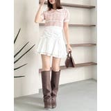 2ピースティアードミニスカート | dazzlin | 詳細画像10 