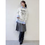 ジップスリットミディスカート | dazzlin | 詳細画像12 