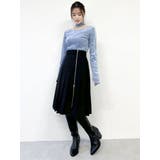 ジップスリットミディスカート | dazzlin | 詳細画像17 