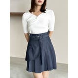 レイヤードプリーツミニスカート | dazzlin | 詳細画像33 