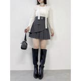 レイヤードプリーツミニスカート | dazzlin | 詳細画像8 