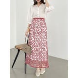 【藤井サチコラボ】マーガレットフラワータイトスカート | dazzlin | 詳細画像11 