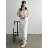 【藤井サチコラボ】マーガレットフラワータイトスカート | dazzlin | 詳細画像17 