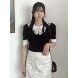 【藤井サチコラボ】マーガレットフラワータイトスカート | dazzlin | 詳細画像25 