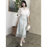 【藤井サチコラボ】マーガレットフラワータイトスカート | dazzlin | 詳細画像27 