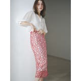 【藤井サチコラボ】マーガレットフラワータイトスカート | dazzlin | 詳細画像3 