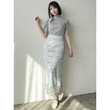 【藤井サチコラボ】マーガレットフラワータイトスカート | dazzlin | 詳細画像31 