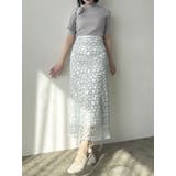 【藤井サチコラボ】マーガレットフラワータイトスカート | dazzlin | 詳細画像33 