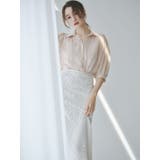 【藤井サチコラボ】マーガレットフラワータイトスカート | dazzlin | 詳細画像7 