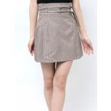 オレンジ | サイドプリーツミニスカート | dazzlin