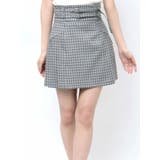 ブルー | サイドプリーツミニスカート | dazzlin