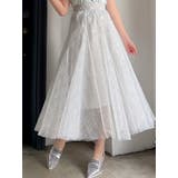 【再生産】スパンコールチュールスカート | dazzlin | 詳細画像1 