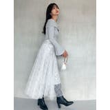 【再生産】スパンコールチュールスカート | dazzlin | 詳細画像13 