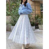 【再生産】スパンコールチュールスカート | dazzlin | 詳細画像15 