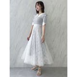 【再生産】スパンコールチュールスカート | dazzlin | 詳細画像17 