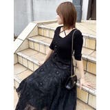 【再生産】スパンコールチュールスカート | dazzlin | 詳細画像25 