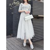 【再生産】スパンコールチュールスカート | dazzlin | 詳細画像5 