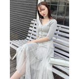 【再生産】スパンコールチュールスカート | dazzlin | 詳細画像6 