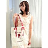 【メロクロコラボ】ツインリボンキャンバストートバッグ | dazzlin | 詳細画像6 