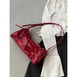 レッド | ダブルギャザーリボンバッグ | dazzlin