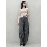 カーブタックデニムパンツ | dazzlin | 詳細画像11 