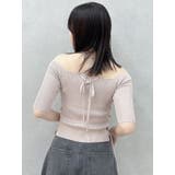 サイドクロスオープンボレロニット | dazzlin | 詳細画像10