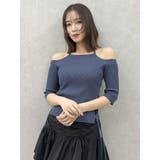 サイドクロスオープンボレロニット | dazzlin | 詳細画像23