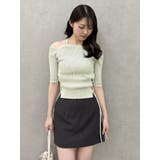 サイドクロスオープンボレロニット | dazzlin | 詳細画像30