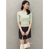 サイドクロスオープンボレロニット | dazzlin | 詳細画像33