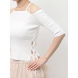 サイドクロスオープンボレロニット | dazzlin | 詳細画像42