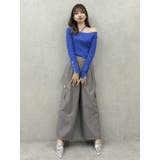 レイヤードオフショルバックリボンニット | dazzlin | 詳細画像14 