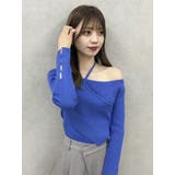 レイヤードオフショルバックリボンニット | dazzlin | 詳細画像16 