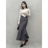 レイヤードオフショルバックリボンニット | dazzlin | 詳細画像18 