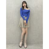 レイヤードオフショルバックリボンニット | dazzlin | 詳細画像5 