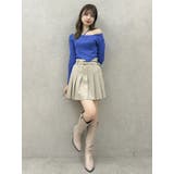 レイヤードオフショルバックリボンニット | dazzlin | 詳細画像6 