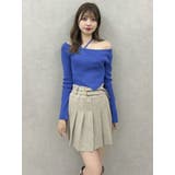 レイヤードオフショルバックリボンニット | dazzlin | 詳細画像9 