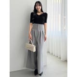 フロントツイストリボン5分袖ニットトップス | dazzlin | 詳細画像27