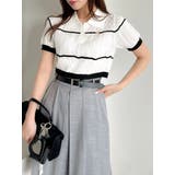 ハピネスカラーポロニット | dazzlin | 詳細画像11 