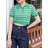 ハピネスカラーポロニット | dazzlin | 詳細画像5 