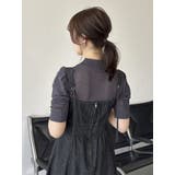 コンパクトギャザーシアーニットトップス | dazzlin | 詳細画像12